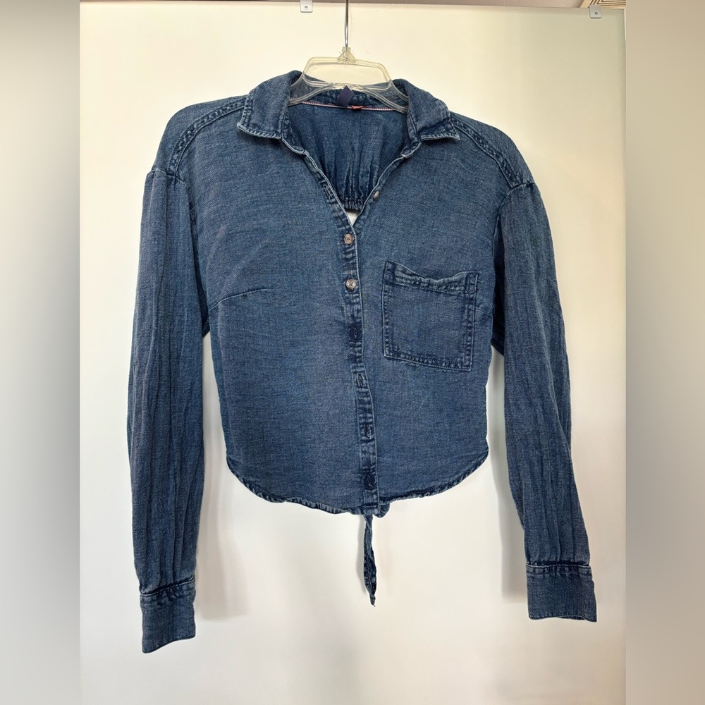 Chambray with Cute, Open Back- Pilcro